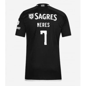 Benfica David Neres #7 Gostujuci Dres 2023-24 Kratak Rukavima